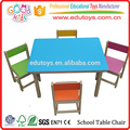 China Solid Wood Preschool Table Chair, Factory Sale Cheap Kindergarten Table Chair